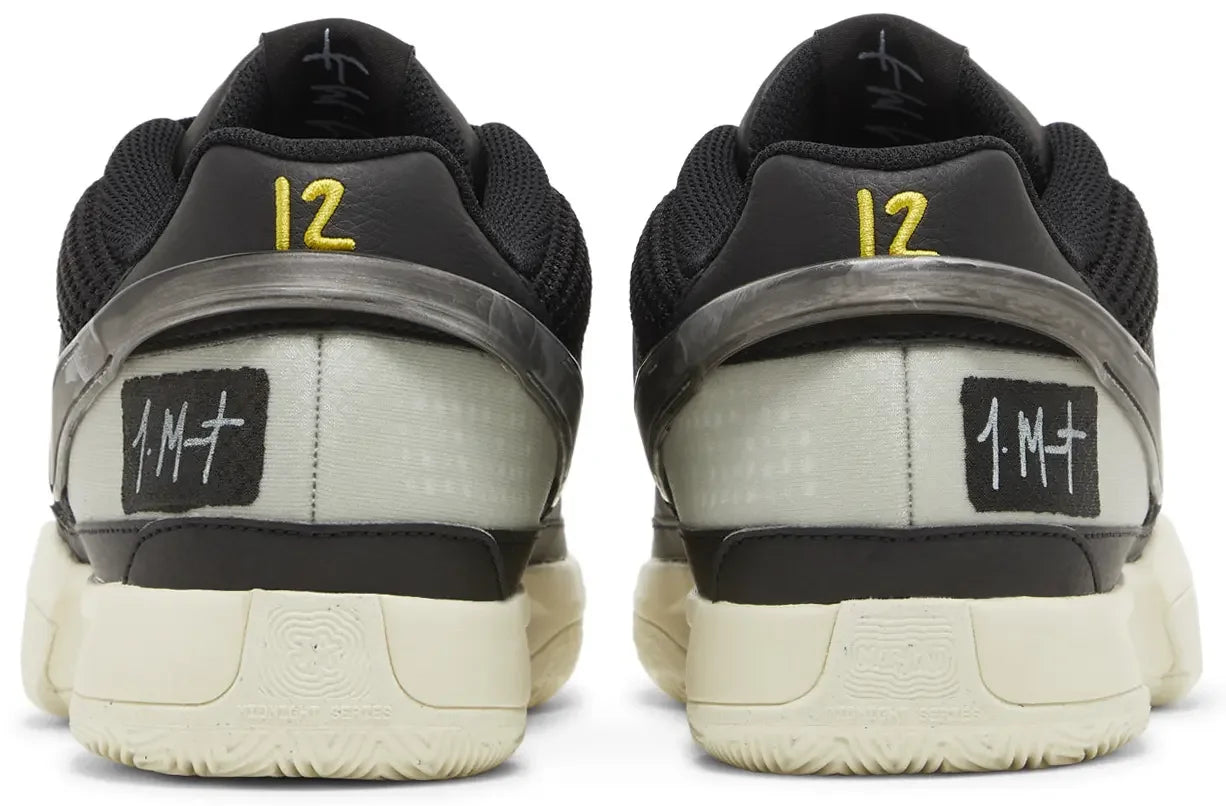 Nike Ja 1 Black Smoke Grey Back