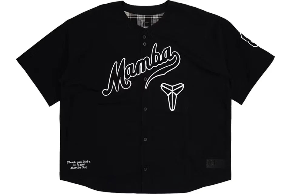 Nike Kobe Bryant Baseball Jersey Black