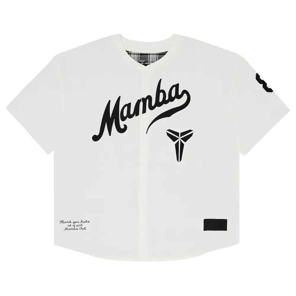 Nike Kobe Bryant Baseball Jersey White
