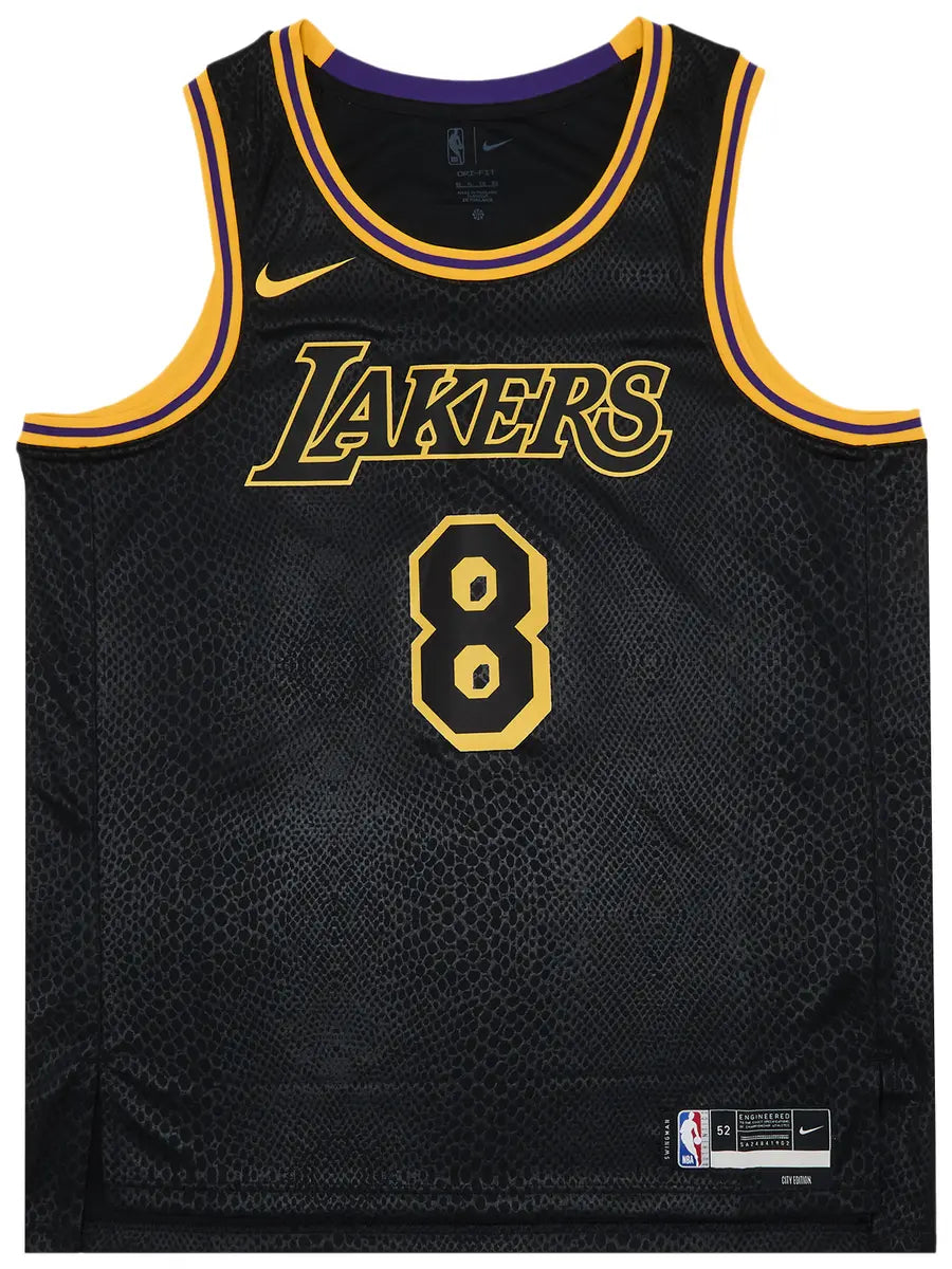 Nike Kobe Mamba Mentality Los Angeles Lakers City Edition Swingman Jersey (FW23) Black