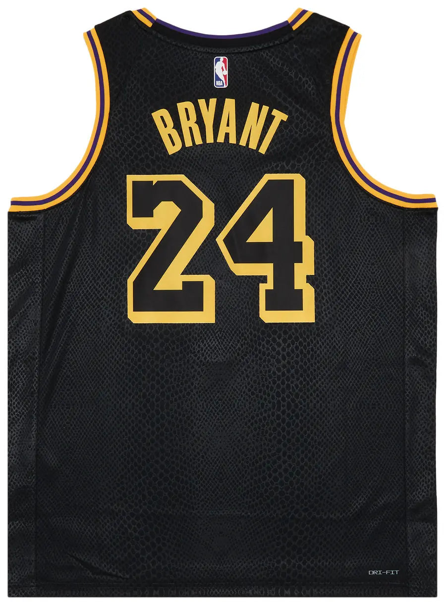 Nike Kobe Mamba Mentality Los Angeles Lakers City Edition Swingman Jersey (FW23) Black