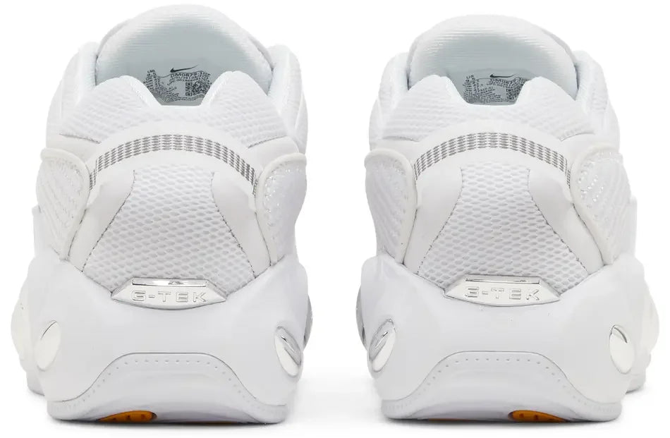 Nike NOCTA Glide Drake White Chrome heel counter