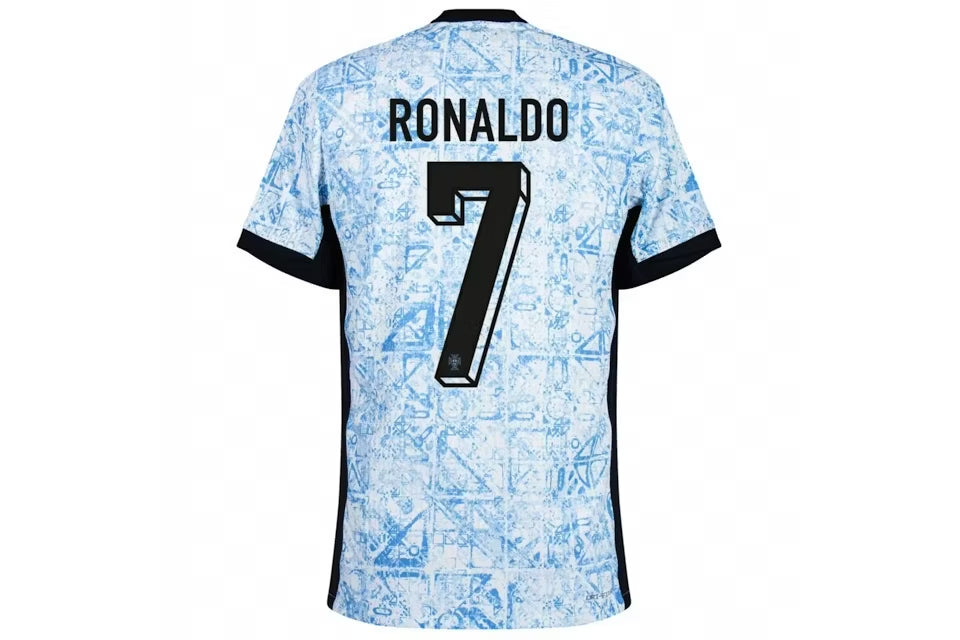 Nike Portugal 2024/25 Ronaldo Match Away ADV Authentic Jersey Blue