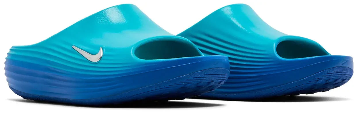 Nike ReactX Rejuven8 Slide Dusty Cactus Game Royal Pair