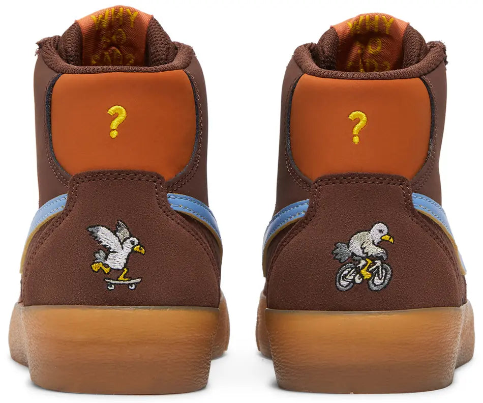 Nike SB Bruin High Why So Sad? (W) heel counter