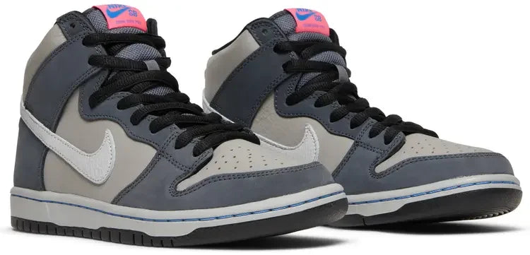 Nike SB Dunk High Pro Medium Grey Pink-pair