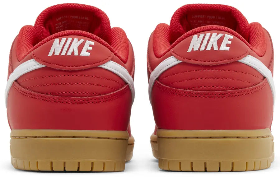 Nike SB Dunk Low University Red Gum