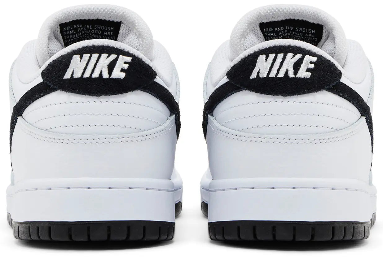 Nike SB Dunk Low White Black Back