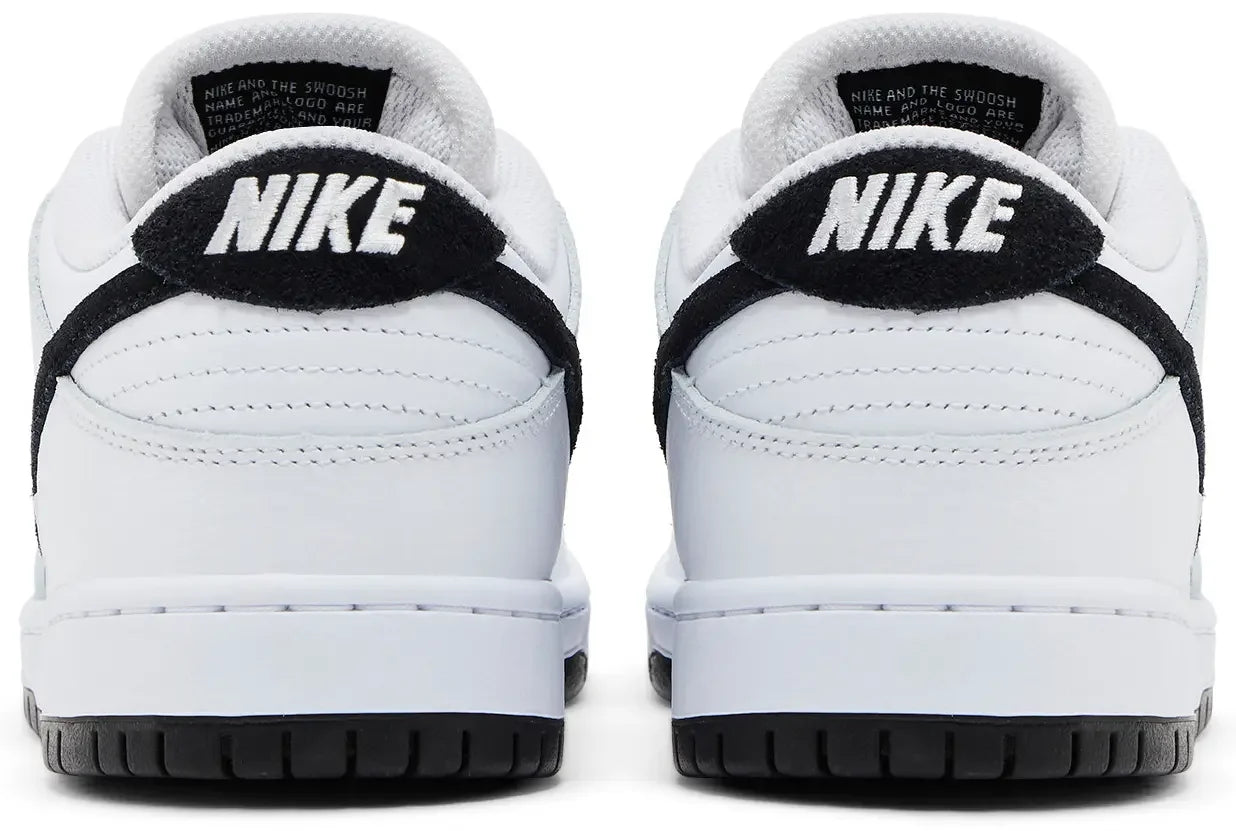 Nike SB Dunk Low White Black Back