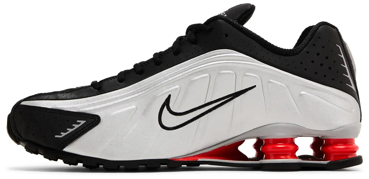 Nike Shox R4 Black Metallic Silver (2025)
