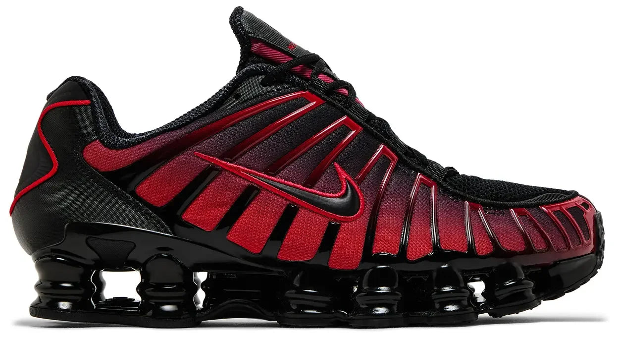 Nike Shox TL Black University Red Gradient 2