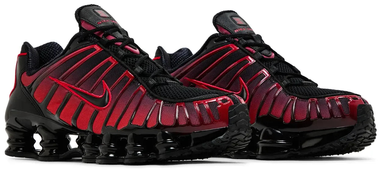 Nike Shox TL Black University Red Gradient Pair