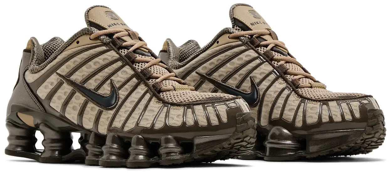 Nike Shox TL Khaki Ironstone Off Noir (W) Pair