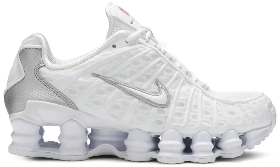 Nike Shox TL White Metallic Silver