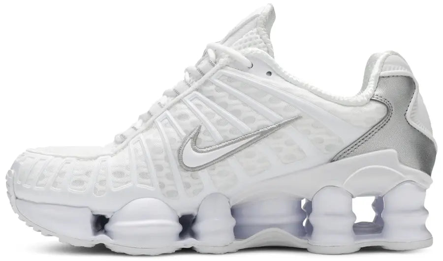 Nike Shox TL White Metallic Silver 2