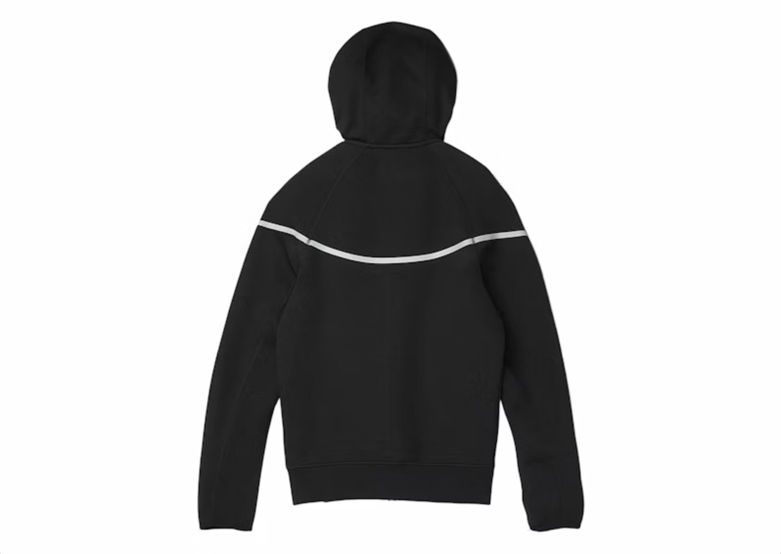 Nike Sportswear Tech Fleece Full Zip Windrunner Reflective Details Hoodie Black/Bemis Silver Back
