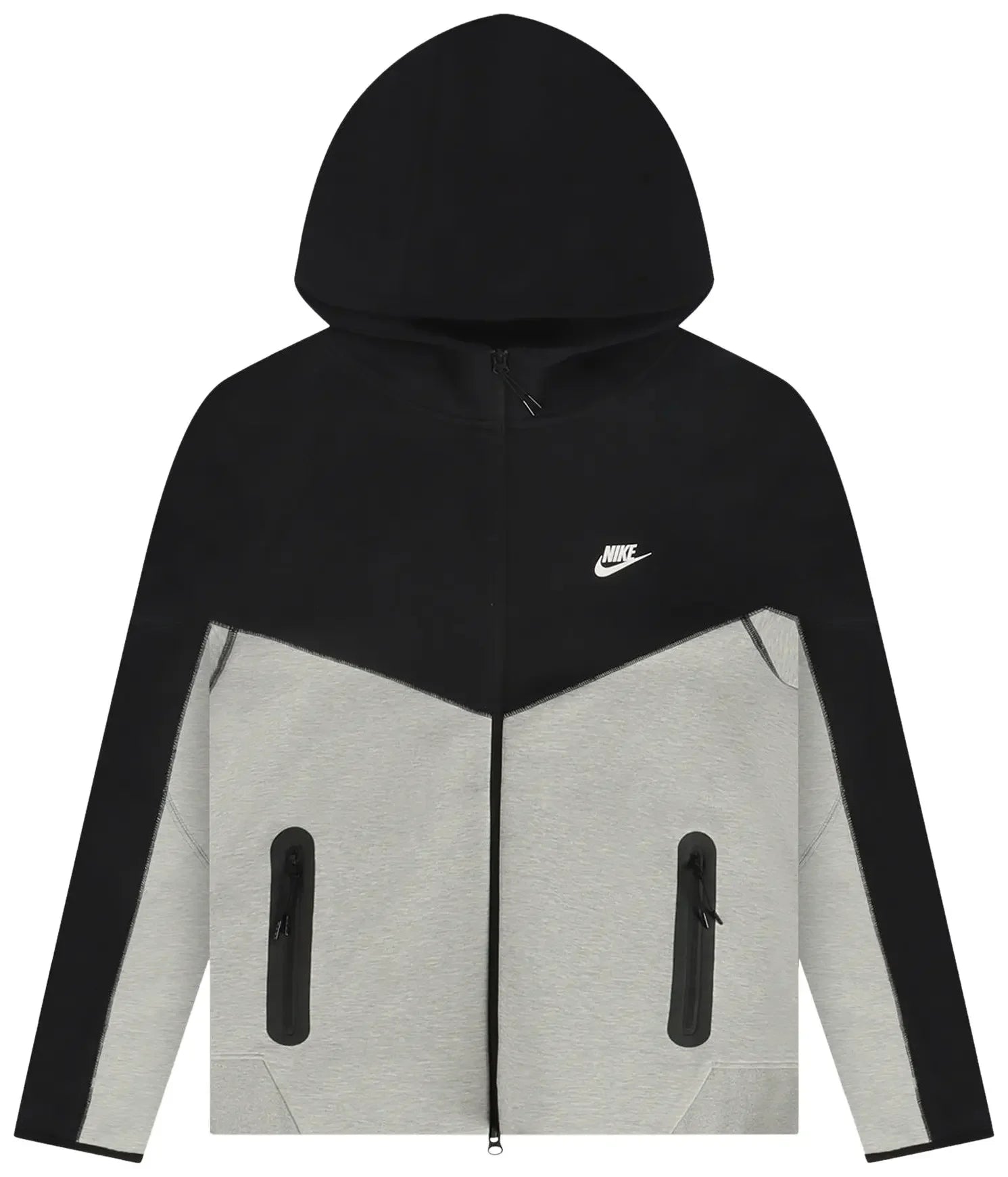 Nike Sportswear Tech Fleece Windrunner Full-Zip Hoodie Dark Grey Heather/Black/White