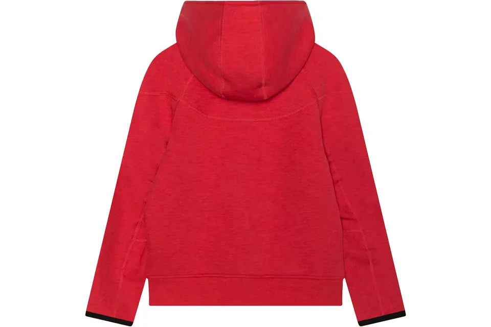Nike Sportswear Tech Fleece Windrunner Full-Zip Hoodie Light University Red Heather/Black