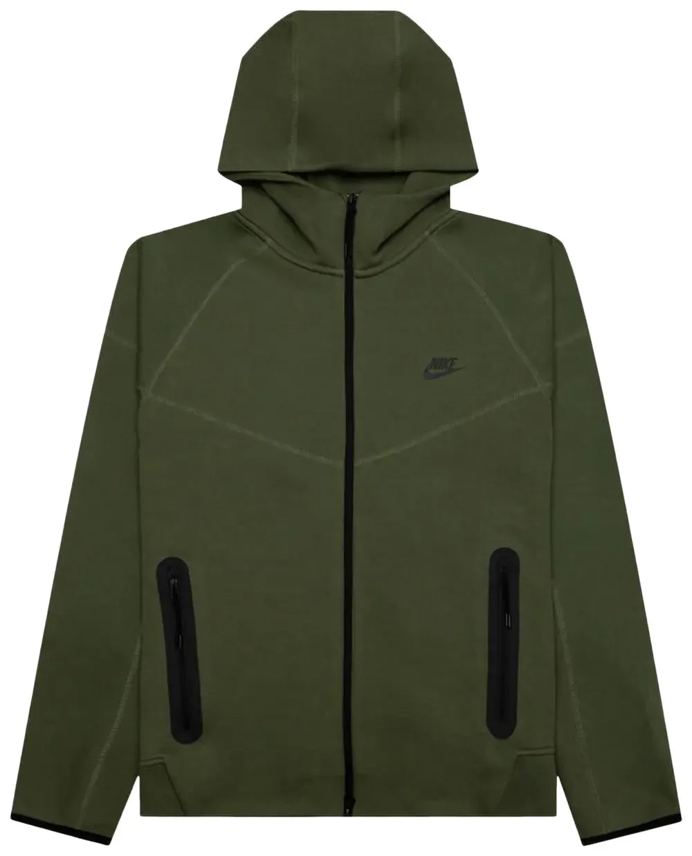 Nike Sportswear Tech Fleece Windrunner Full-Zip Hoodie Medium Olive/Black