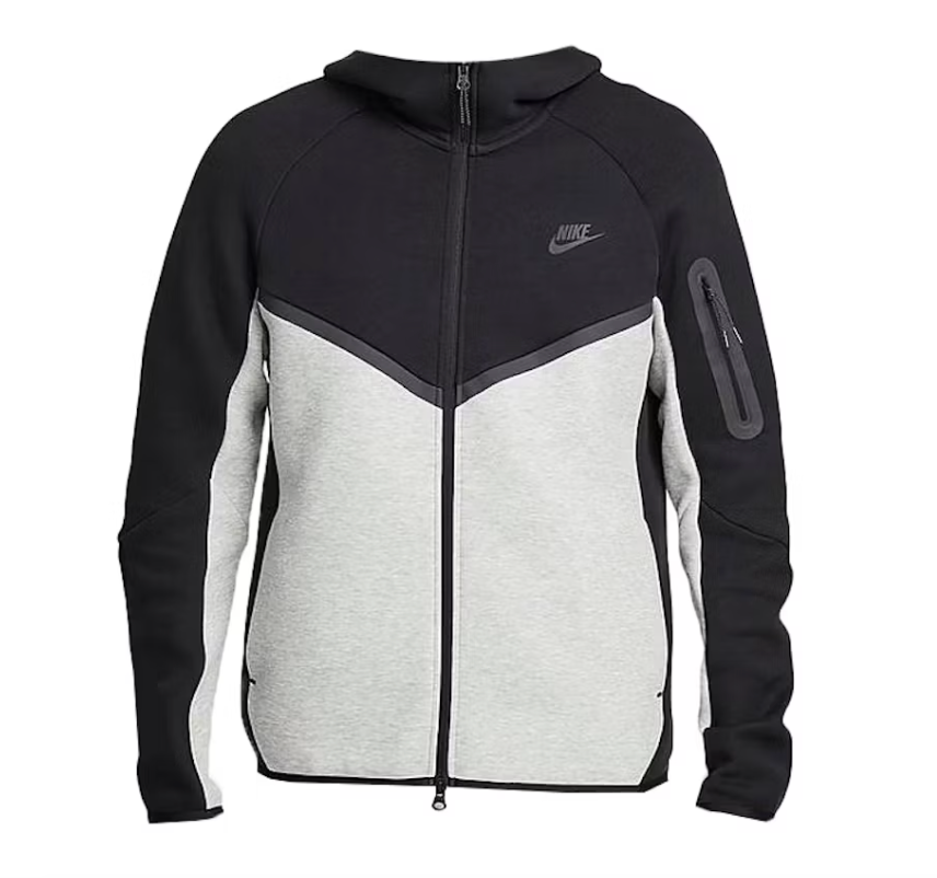 Nike Sportswear Tech Fleece Windrunner Hoodie Black/Dark Grey Heather/Black