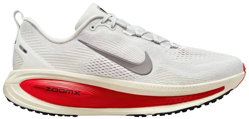 Nike Vomero 18 Platinum Tint Siren Red Light Smoke Grey Metallic Pewter