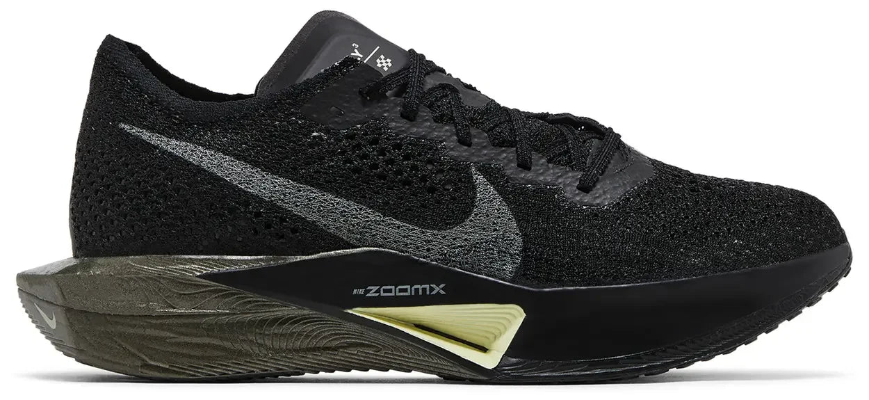 Nike ZoomX Vaporfly 3 Black Olive Aura Metallic Medium Ash