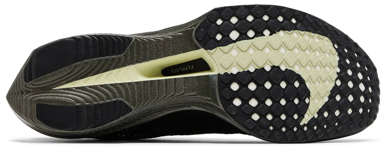 Nike ZoomX Vaporfly 3 Black Olive Aura Metallic Medium Ash Sole