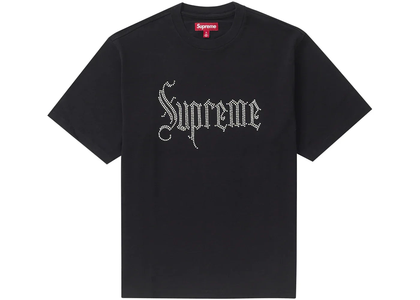 Supreme Rhinestone S/S Top Black -1