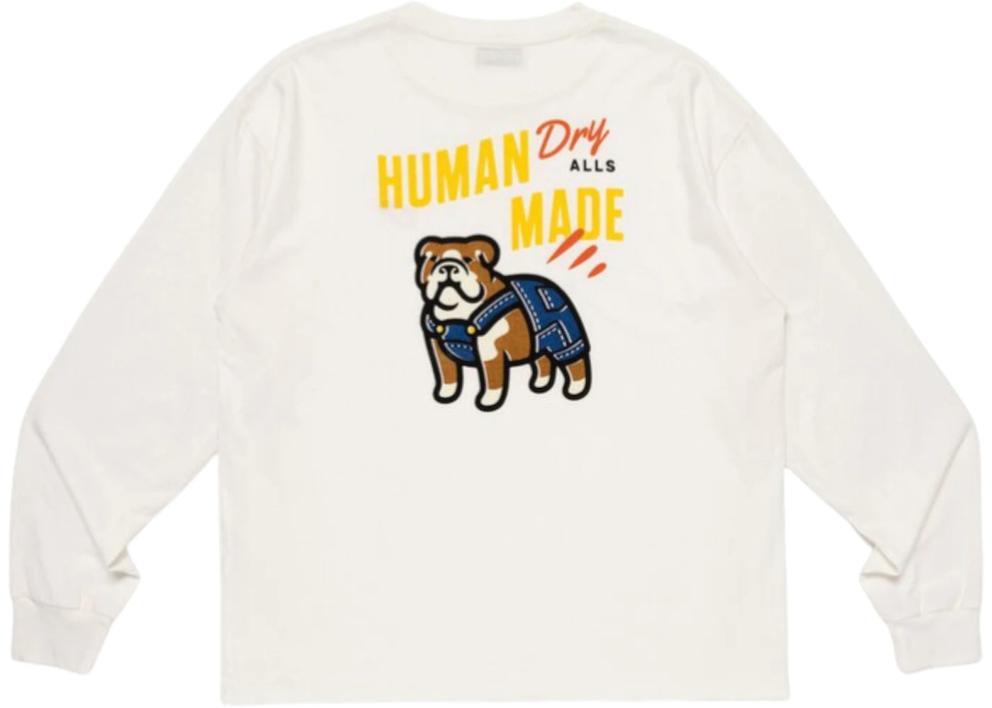 Human Made Animal Graphic L/S T-shirt White -1