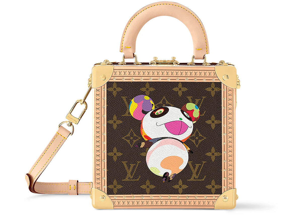 Louis Vuitton x Takashi Murakami Square Trunk Panda Monogram -1
