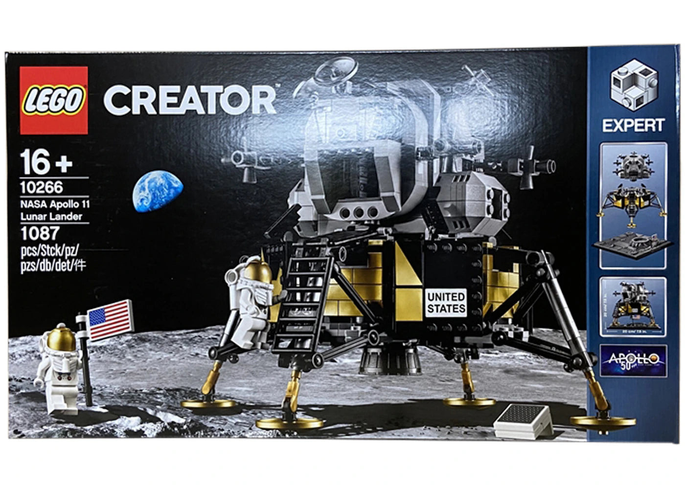 LEGO Creator NASA Apollo 11 Lunar Lander Set 10266 -1