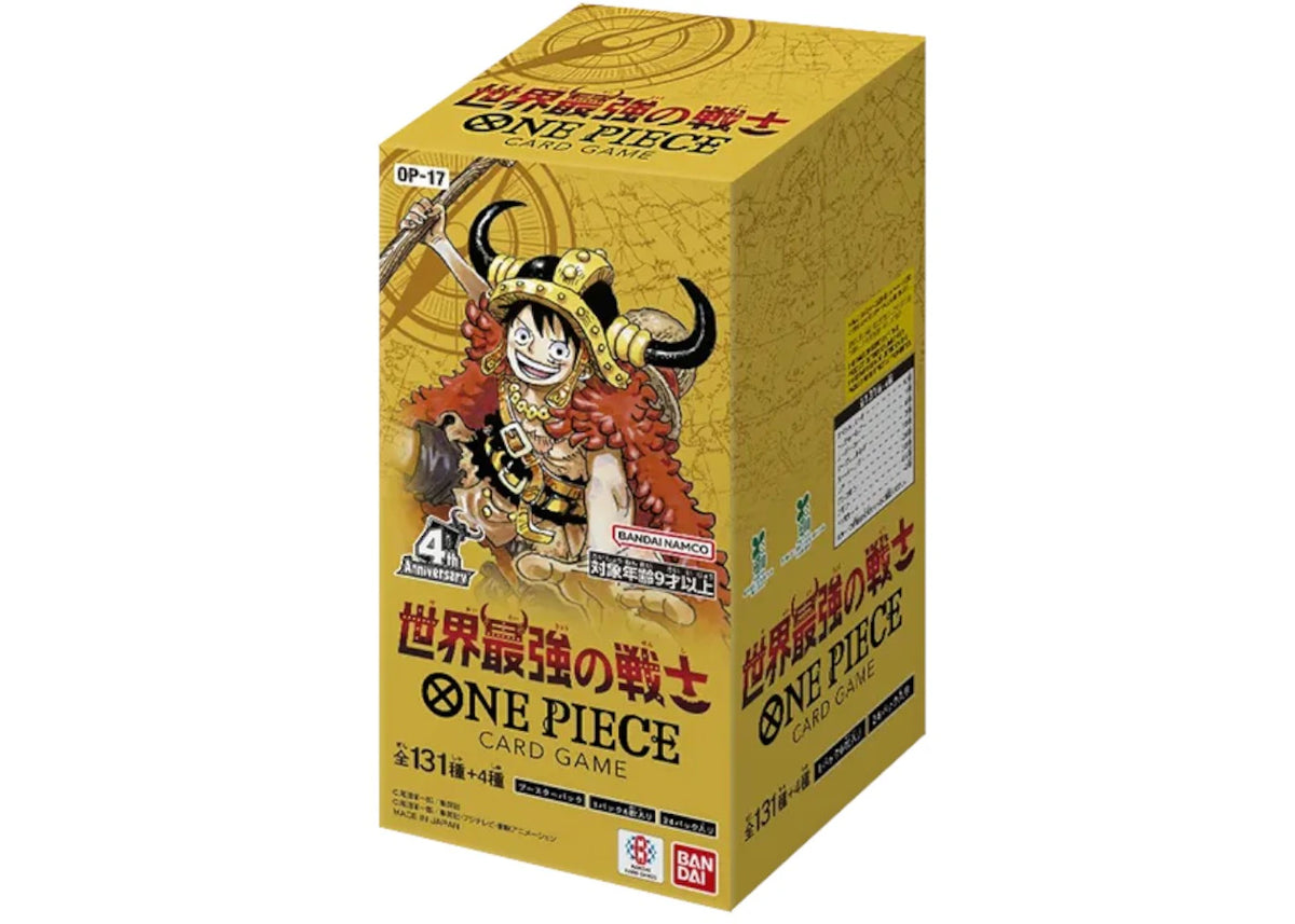 Bandai One Piece Card Game The Worlds Strongest Warriors Booster Box (OP-17 Japanese) -1