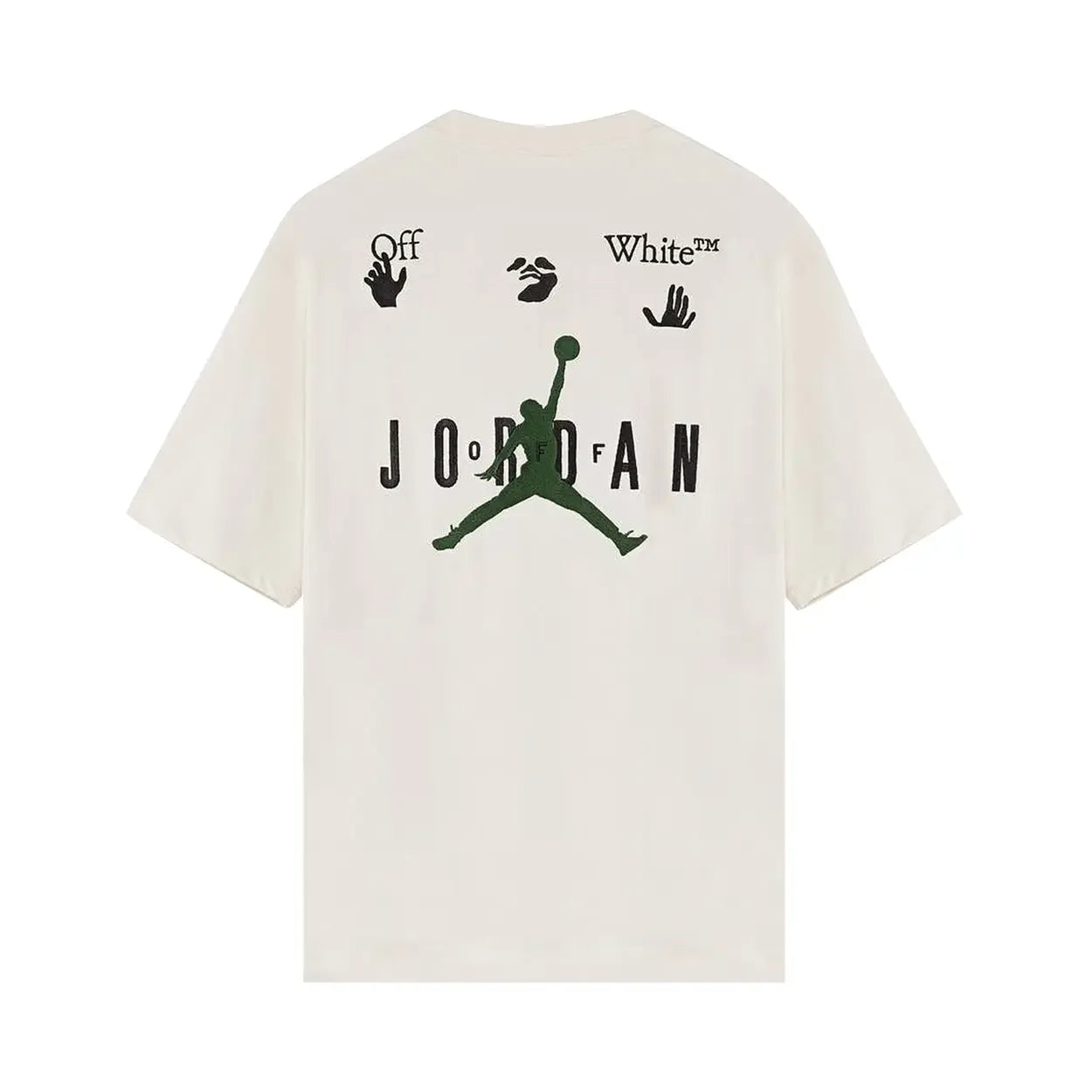 OFF-WHITE x Jordan T-shirt White back