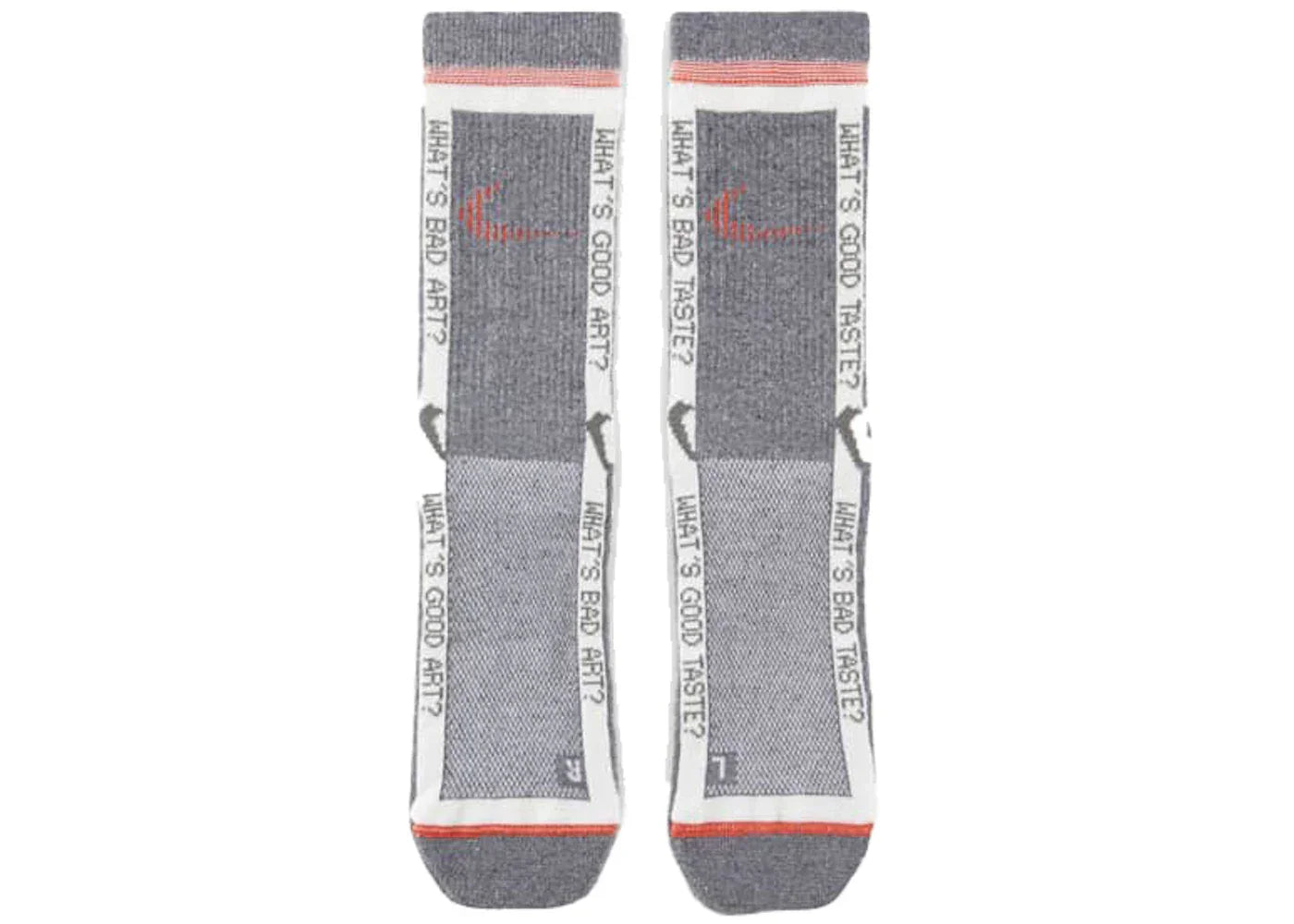 OFF-WHITE x Nike Socks Grey/Orange