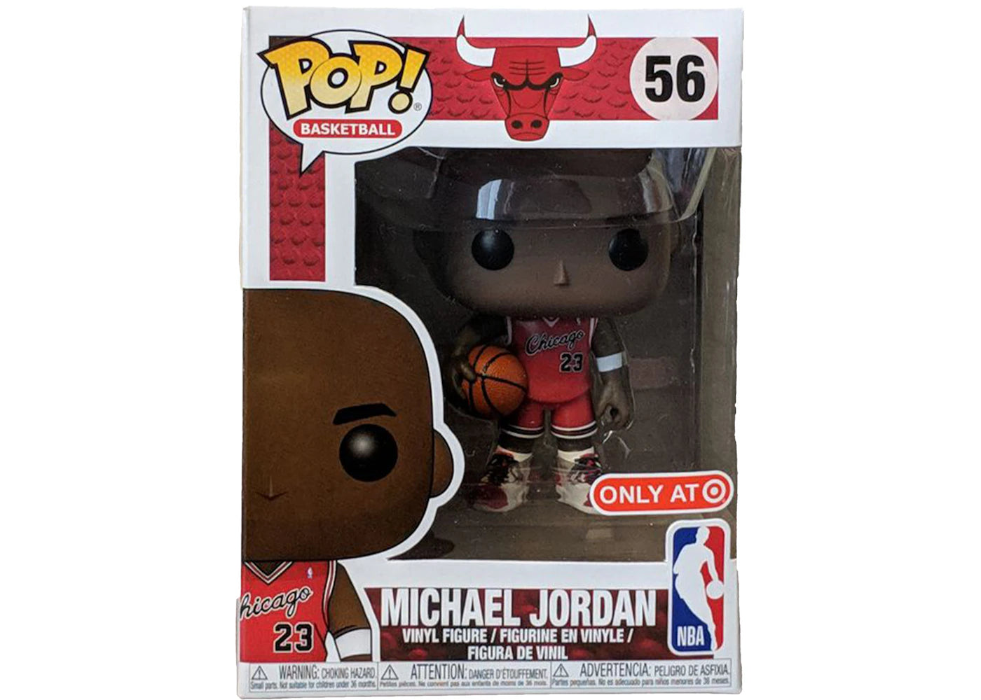 Funko Pop! Basketball Michael Jordan Chicago Bulls Red Jersey Target Exclusive Figure #56 -1