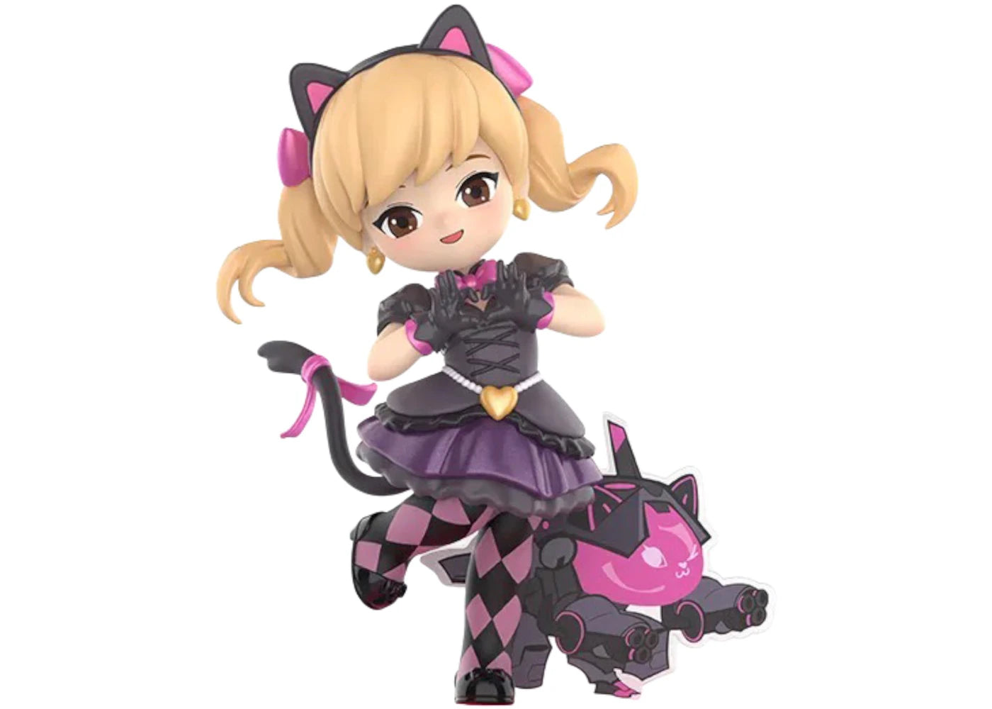 Pop Mart Overwatch Play of the Game Series Black Cat D.VA Secret Edition Figure -1