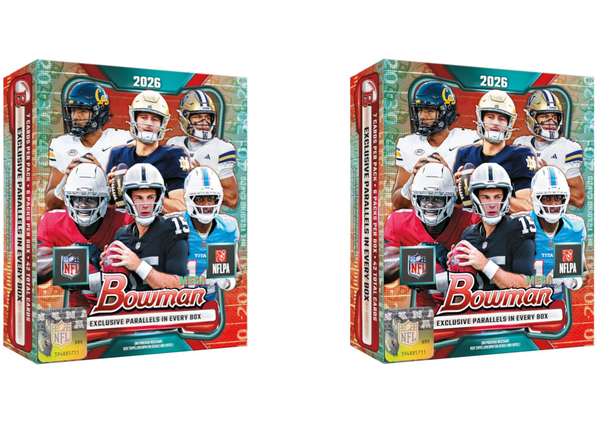 2026 Bowman Football Mega Box 2x Lot -1