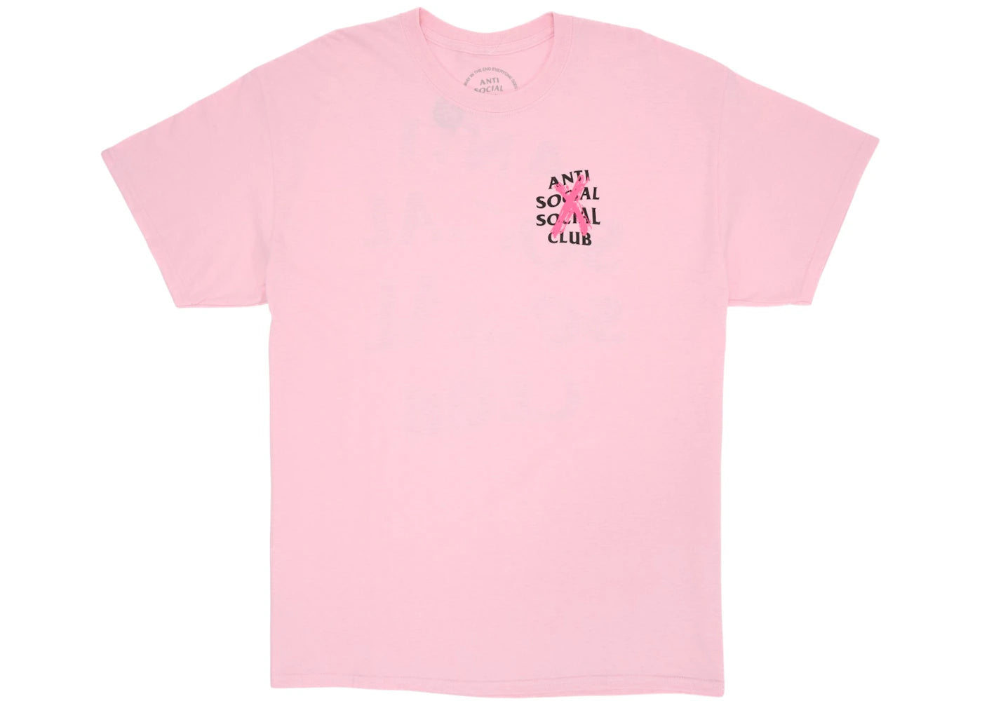 Anti Social Social Club Cancelled T-Shirt Pink -1