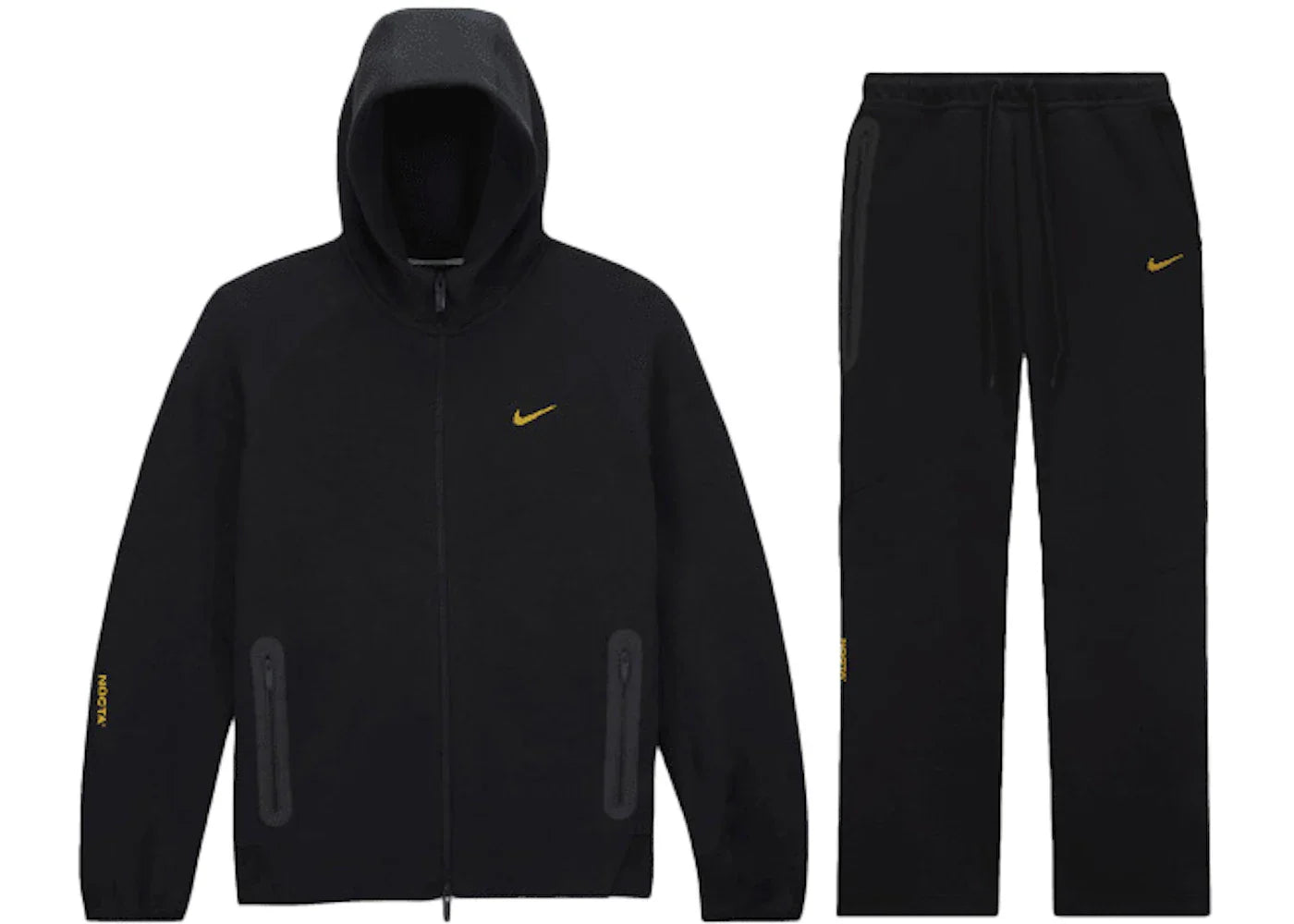 Nike x NOCTA Tech Fleece Hoodie & Joggers Set Black -1