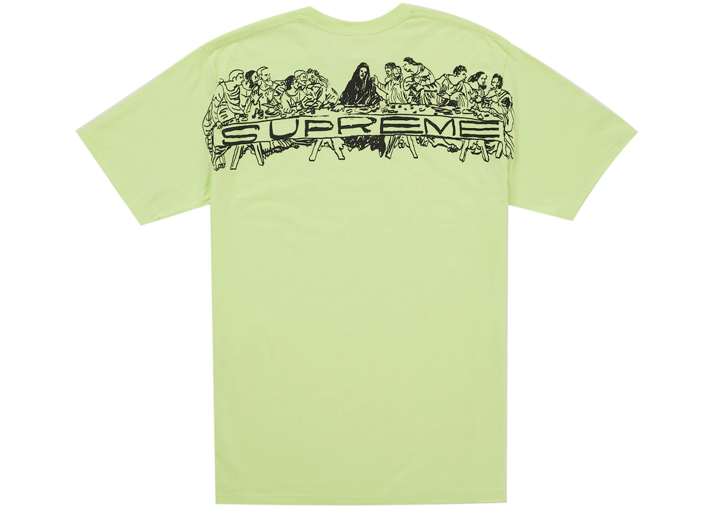 Supreme Supper Tee Bright Yellow -1