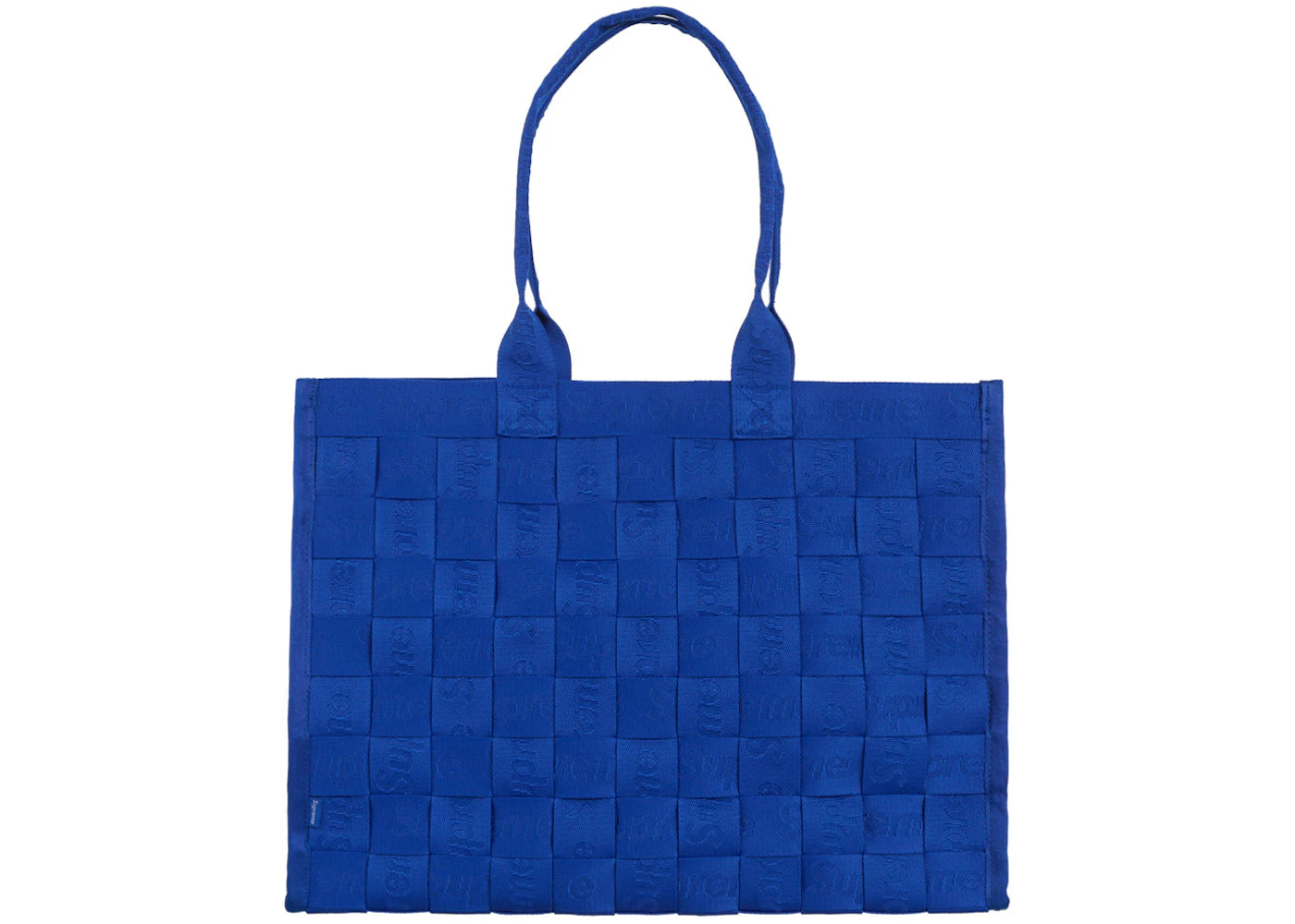 Supreme Woven Tote Royal -1