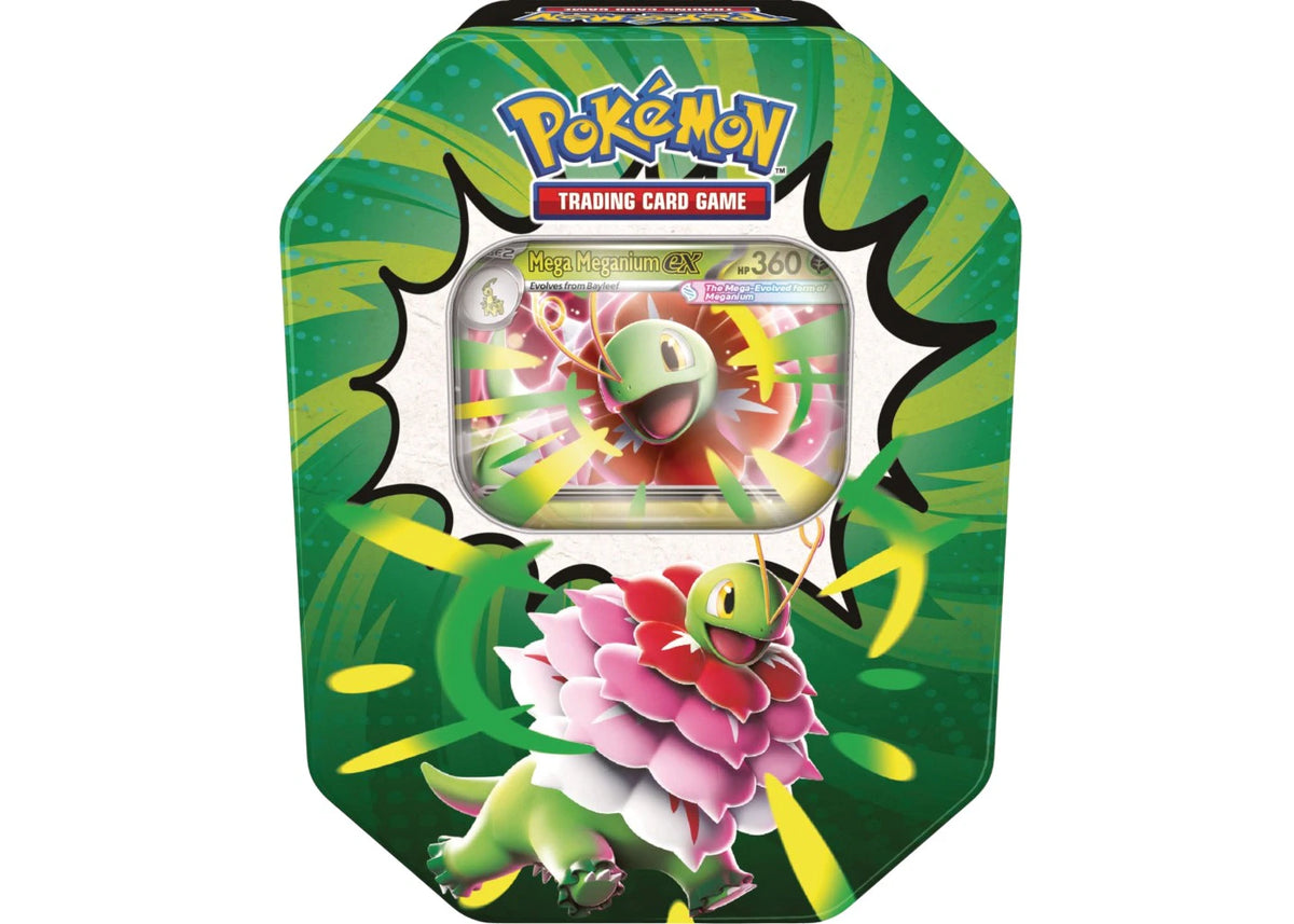 2026 Pokémon Mega Evolution Ascended Heroes Mega Meganium ex Tin -1