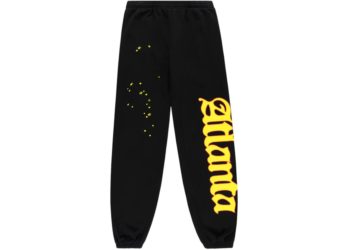 Sp5der Atlanta Sweatpant Black -1