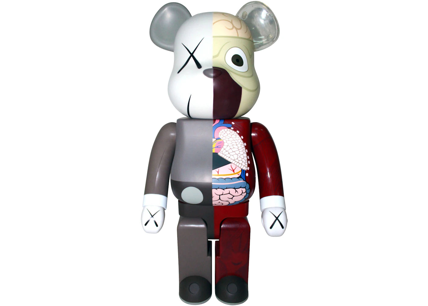 KAWS Bearbrick Dissected 1000% Brown -1