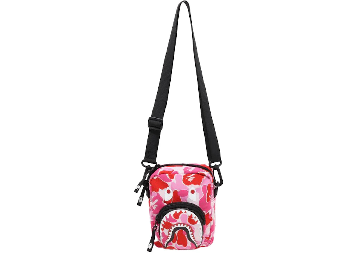 BAPE ABC Camo Shark Mini Bag Pink -1