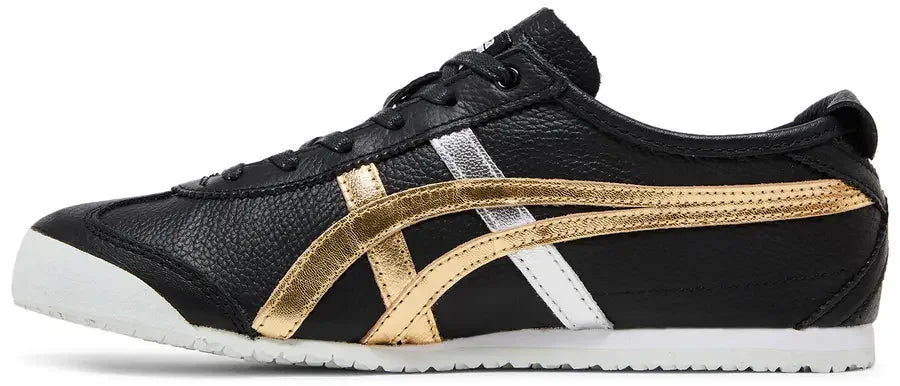 Onitsuka Tiger Mexico 66 Black Gold Silver
