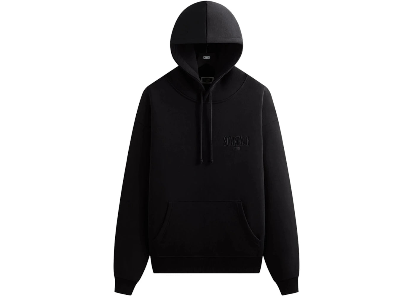 Kith x Scarface Tony Applique Nelson Hoodie Black -1