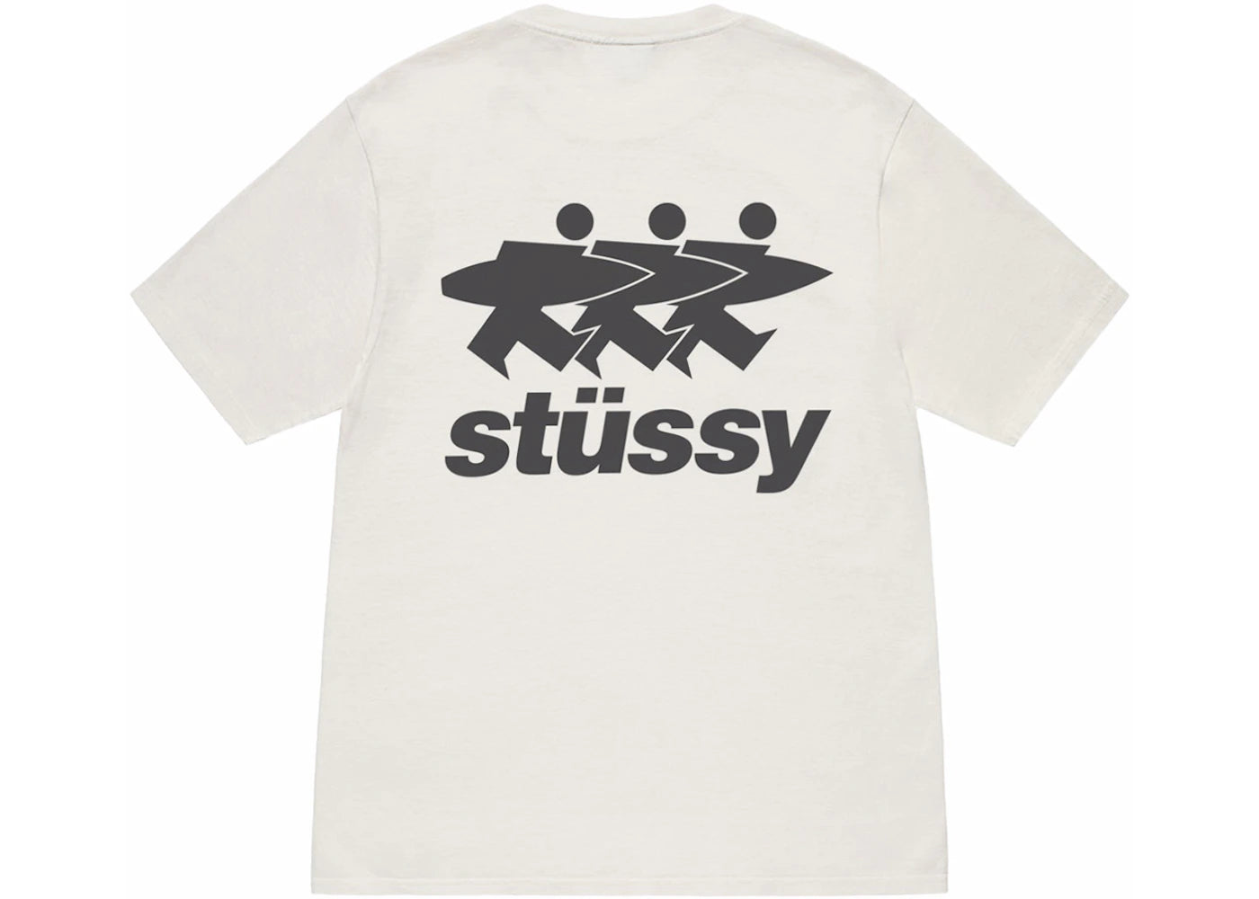 Stussy Surfwalk Pigment Dyed Tee Natural -1