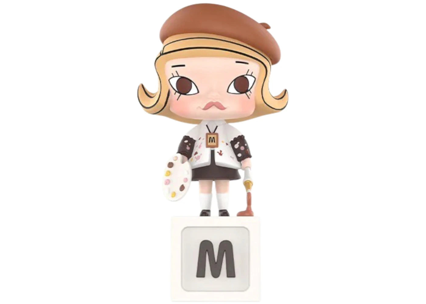 Pop Mart MOLLY Scenery Along the Way 20th Anniversary Series The First MOLLY (Brown) Secret Edition B Figure -1