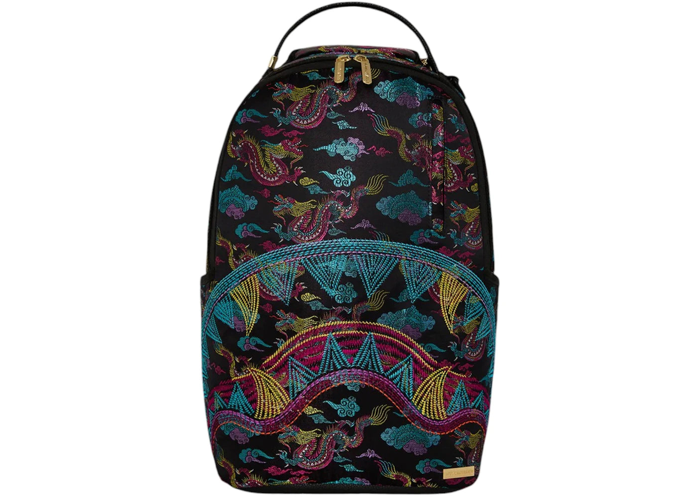 Sprayground Embroidered Dragons DLX Backpack Multicolor -1